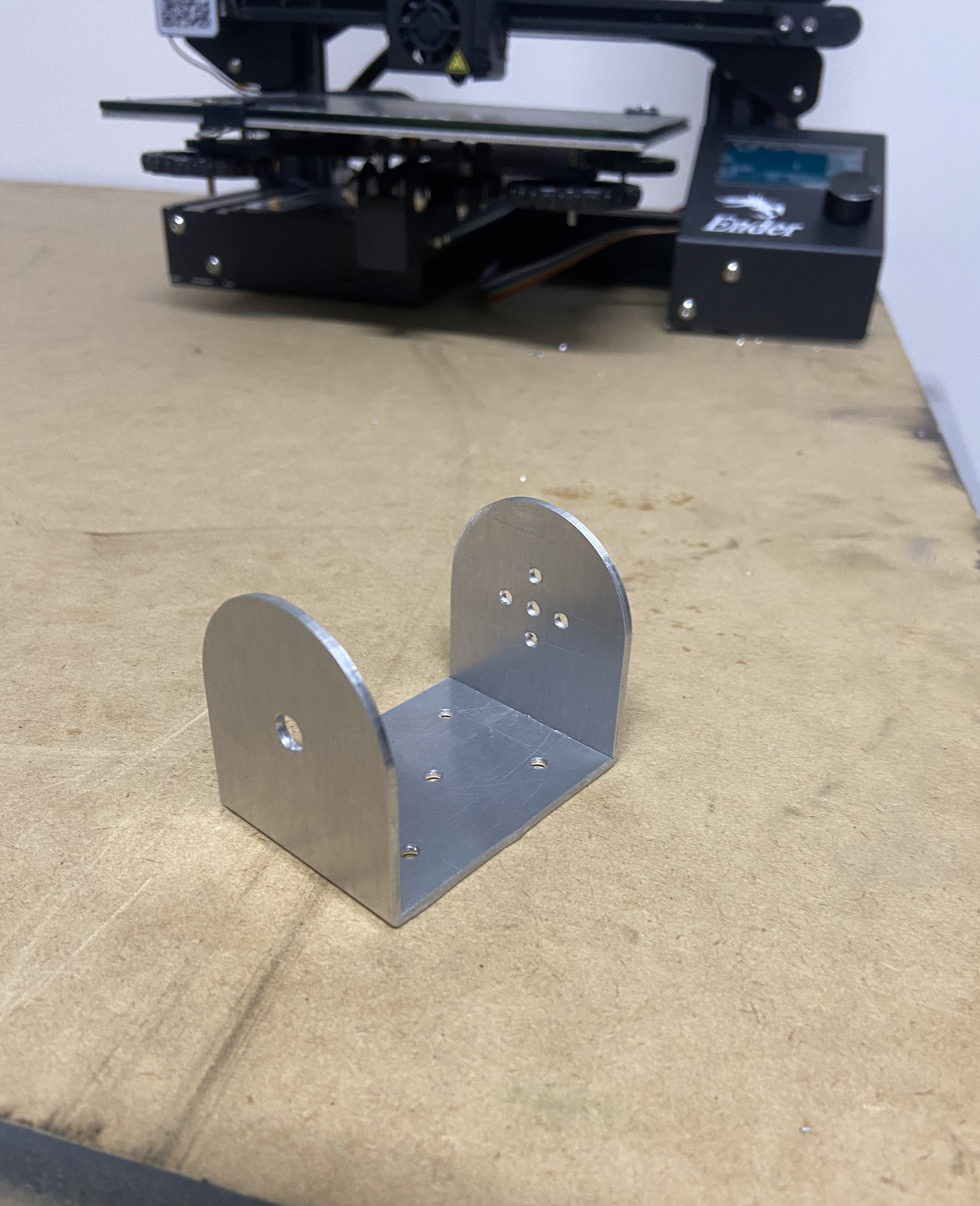 Folded Aluminium Support Bracket