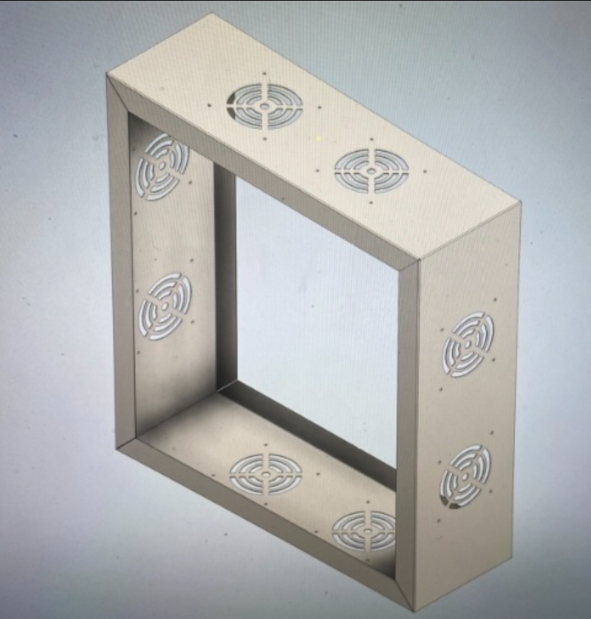 Custom 3D 18" Rack Extension 